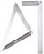 LNGJIN Squadra da Falegname,Righello Triangolare,200mm & 300mm Quadrato Carpentiere,Squadrette da Combinata,Righello Quadrata,Righello Quadrato in Metallo,Per Falegname,Conciatetti,Ingegnere