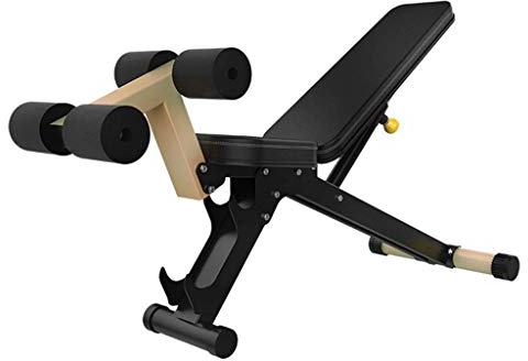 Verstellbare Hantelbank, Multifunktions-Hantelbank, Sit-ups, Fitnessgeräte, Bankdrücken für Gewichtheben, Krafttraining – belastbar bis 120 kg