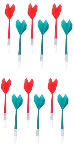 Soft Tip Darts - Plastic Gentle Hint for Soft Dartboards, Safe and Fun Great Indoor Office Home Games for Kids and Adults, Lightweight Darts Set with Easy-Grip Barrels (12PCS)
