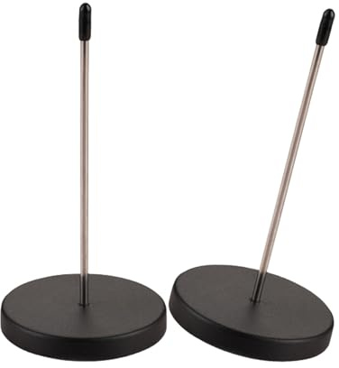 2 soportes para recibos, soportes para notas, pinchos de recibo, cheques de husillo, púas de notas para restaurante