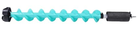 Jiawu Taladro de Caracol de Hielo 5 -Cch -Nylon con Tubo Flotante para Aguas Profundas, para Entusiastas de la Pesca de Hielo