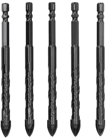 SET DI FRESE A CROCE PER CERAMICA TAGLIENTI DI PRECISIONE PER PIASTRELLE SPECCHI IN VETRO