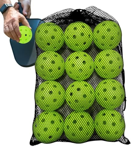 Juego de Pelotas de Golf genéricas, 12 Unidades de Equipo de golpeo - Bolas Huecas de Flujo de Aire y de Malla con cordón | para Hombres Mujeres al Aire Libre jardín Parque Playa