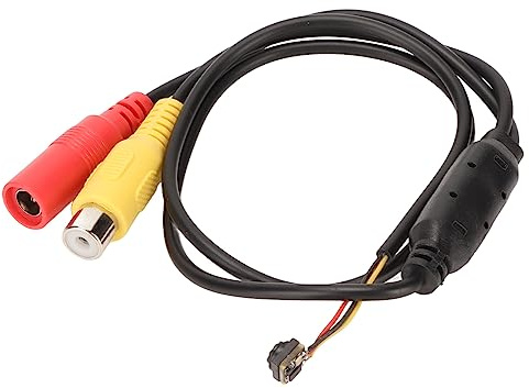 Annadue Petite Caméra de sécurité CCTV 800TVL, Objectif 3,6 Mm, Sortie AV, Caméra de Télévision Intérieure en Circuit fermé (éclairage Minimum 0,1 LX)