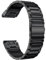Ldfas Fenix 5 Band, terapia magnetica Quick Release Easy Fit 22 mm in acciaio INOX fascette metalliche per Garmin Fenix 5/5 Plus/Forerunner 935 Smartwatch Metal-A:Black