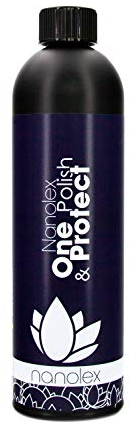 Nanolex One Polish & Protect Politur Schleif-Politur, Schleif-Paste, Versiegelung für Autolacke, Polier-Paste Auto entfernt Kratzer, silikonfreier Lack-Reiniger (750ml)