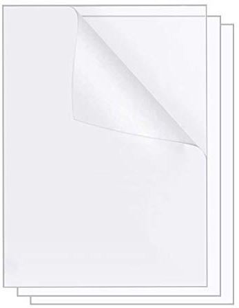 Lifenergric Acrylplatte, 3 Stück, 21 cm x 29,7 cm x 0,2 cm, transparente Kunststoffplatte, 2 mm dick, vielseitig und transparent, gegossene Acrylplatte.