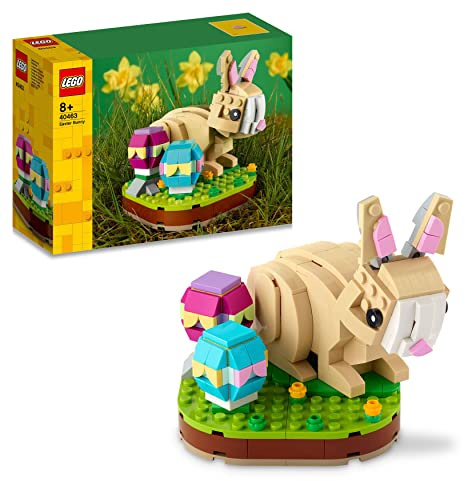 LEGO 40463 Påskharen leksak för påsk för pyssel för barn, perfekt som påskgåva eller påskdekoration