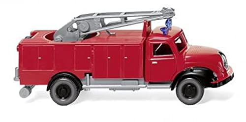 viking 062304 H0 Magirus deutz brandkår – rustbil med Metz-kran