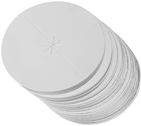 HOMSFOU 50 Stück Kirchenkerzen-Tropfschutz Papierkerzenhalter Andachts-Kerzenlicht-Mahnwache-Gottesdienst Für Gedenk-Schabbat-Kerzen Heiligabend-Kerzen