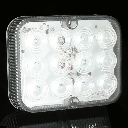 ETUKER 1x Trailer Reverse Light LED 12/24V Trailer Reversing Light Waterproof E-approved