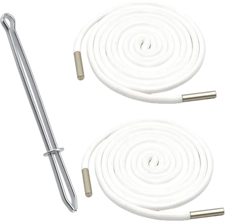 CICISTORY Cordón para Pantalones de Jogging, Cordón de Repuesto de Algodón, Cinta de Cordon para Sudadera, Adecuado para Sudaderas con Capucha, Pantalones, Chaquetas y Sudaderas