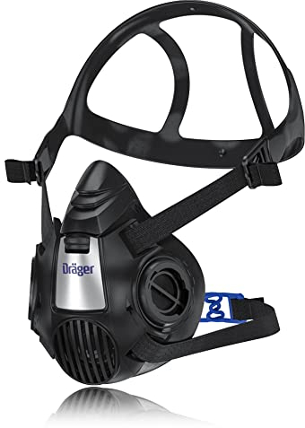Dräger X-plore 3500 Masque de Protection respiratoire réutilisable | Demi-Masque sans filtres (Taille L)
