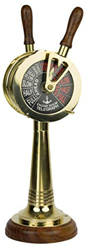 Nauticalia - Telegrafo, 35 cm, Colore: Marrone