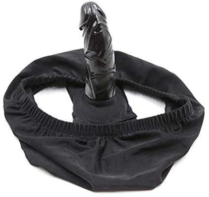 Strap on Umschnalldildo OnundOn Umschnall-Dildos Polyester Herren Slip mit Innendildo Dildos Anal Plug Keuschheitshose mit Analdildo Sex Spielzeug für Mann Frauen (Schwarz-13cm dildo)