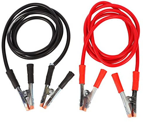 Flexibles Starthilfekabel 1000 A, 3 Meter, Weiche Gummihülle, 2 Stück Überbrückungskabel für Automobile