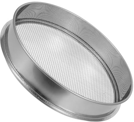SEWOART Bac à Terre Et Tamis De Jardin Acier Inoxydable Rond Portable pour Tamiser Le Sol Terreau Mailles