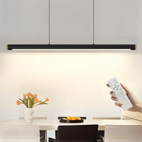 FANLG LED Pendelleuchte Esstisch 100cm/46W, Hängelampe Dimmbar 3000K-6000K
