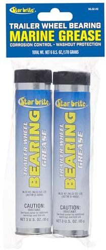 STAR BRITE Marine Grade Wheel Bearing Grease - Ideal for Boat Trailers, Water Pumps, Hinges, Pins, Winches, Anchor Chain Reels