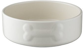 Mason Cash Colour Mix Cream Dog Bowl 15cm |500cml Capacity |Stoneware Pet Bowl for Food & Water | Dishwasher, Freezer & Microwave Safe