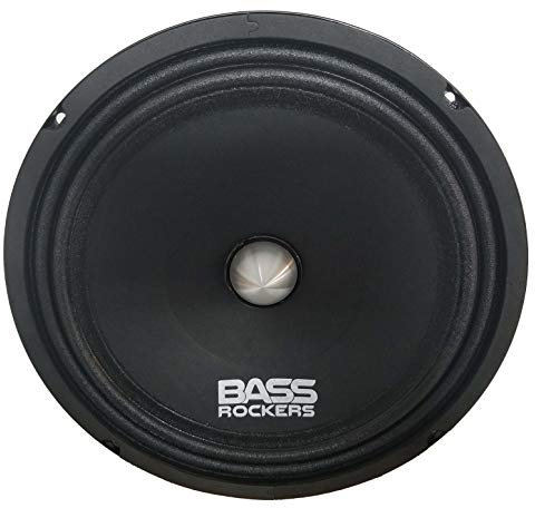 Bass Rockers - Neodymium Midrange Speaker | 8 Ohms, BR10S-NDY 10 Slim, CCAW 1.5 High Performance Voice Coil - Perfect for Cars, Trucks, Subwoofer Enclosures, Home, Offices, Institutes & Events