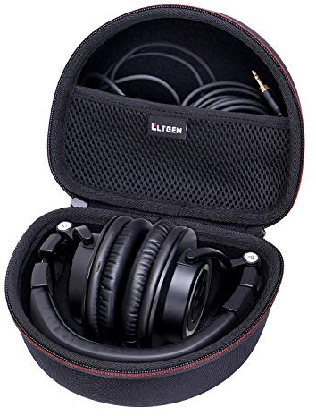 Audio-Technica LTGEM Hard Carrying Case for ATH-M50x/M50/M70X/M40x/M30x/M50xMG Professional Studio Monitor Headphones