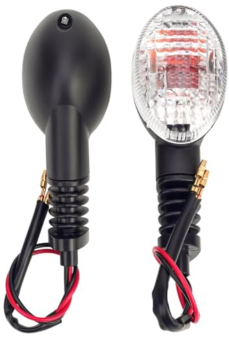 AHL 1 paire Indicateurs Clignotant de moto Compatible avec YAMAHA XT660X 2004-2014/XT660R 2004-2014/MT-03 2006-2012