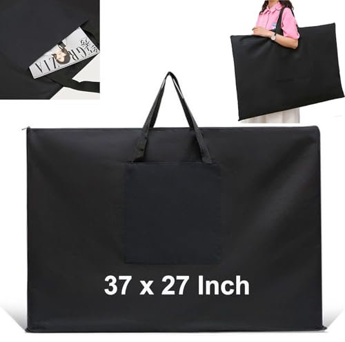 Künstler-Portfolio-Tasche, Kunstordner, Kunstaufbewahrung, Kunst-Portfolio-Tasche, 94 x 68 cm, Zeichentasche, Kunstpräsentation, Aufbewahrungstasche, Kunst-Portfolio, Tragetasche, Malerei