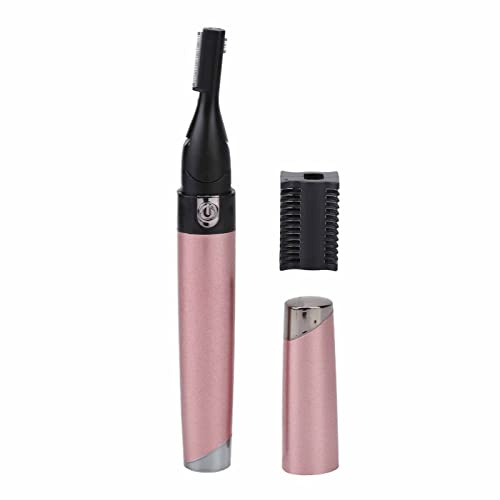 Tagliapeli Sopracciglia, Rasoio Elettrico Donna Epilatore Viso Portatile per Sopracciglia Trimmer per Depilazione Labbra e Naso Epilatorio Baffi Labbra