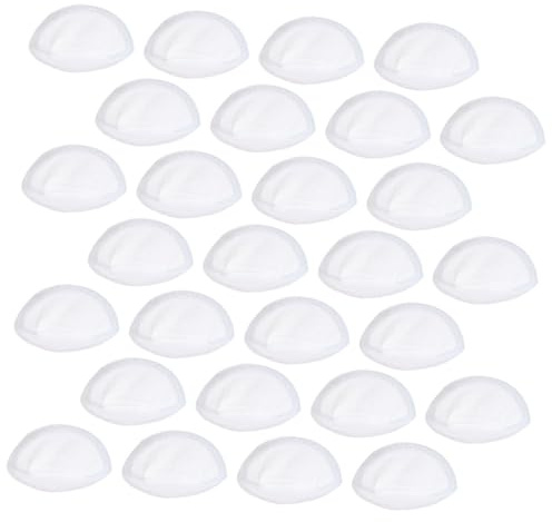 Toyvian 100 Stück Dünne Stilleinlagen aus Vliesstoff mit Wasserabsorbierendem Überlaufschutz und Klebender Rückseite Atmungsaktiv für Stillzeit und Babys