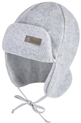 Sterntaler Gorro de Aviador de Forro Polar, Plata Mel., 49