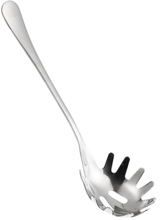 TIDTALEO Cuchara De Espaguetis y Cucharón Para Fideos Acero Inoxidable Multifuncional Mango Cómodo Servicio Para Casa y Restaurante
