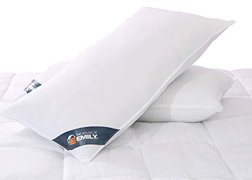 Pack of 2 Emperor Size Soft As Down Microfibre Pillows 20 x 42