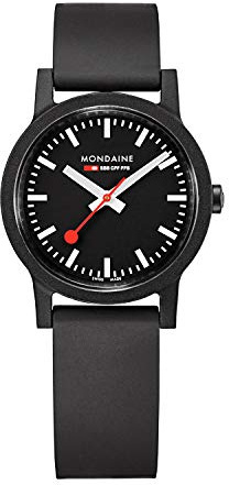 Essence black orologio Donna Analogico Al quarzo con cinturino in Silicone MS1.32120.RB