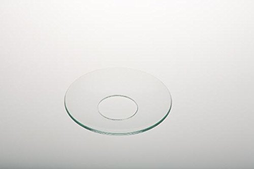 Tropfschale, Glas, Außen-Ø 6,8 cm Kerzentropfenfänger, Innen-Ø 2,5 cm Kerzentropfenfänger