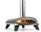 ZiiPa - Forno per pizza compatto da esterno con fuoco a legna a pellet, piatto girevole per cottura a 360°, termometro incorporato - colore ardesia