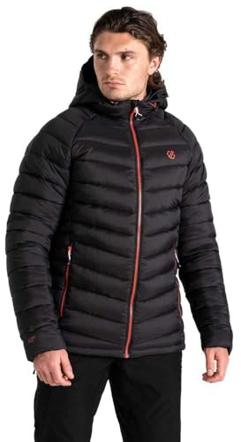 Dare2b Herren Baffled Jacket Torrek Mountain Gesteppt, Schwarz, M EU