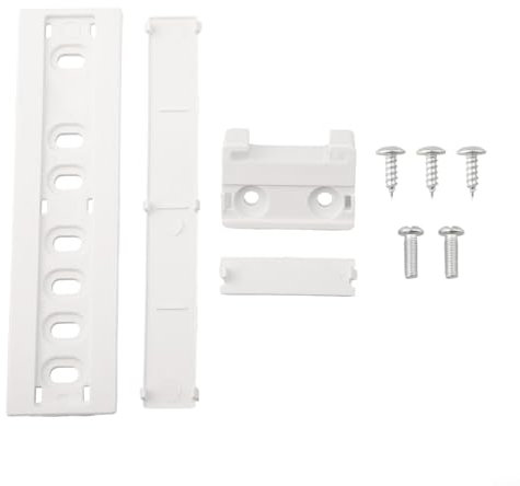 Integrated Fridge Door Slider Kit,Built In Refrigerator Slide Rails, Mobile Glide Mechanism, integrated fridge door sliders for Fridge Shelves Space Optimization White