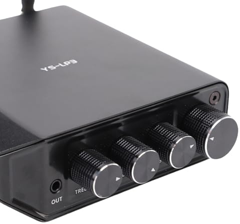 Sunydog Hi-Fi-förstärkare med Avancerad BT-teknik för Musikentusiaster hemma. Hus i Zinklegering (YS-LP3)