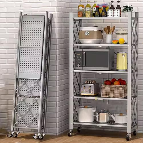 Armadietto portaoggetti autoportante a microonde multistrato in acciaio al carbonio con console aperta e armadio di stoccaggio per cucina nization