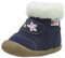 Rose & Chocolat Baby-Mädchen 09 1 Lauflernschuhe, Blau (Suede Navy Boots), 19 EU