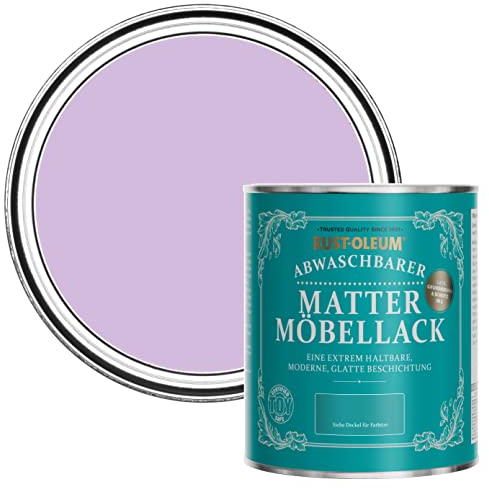 Rust-Oleum Peinture Violette Mate & Lessivable pour Meubles, Finition Mate - Macaron 750ml