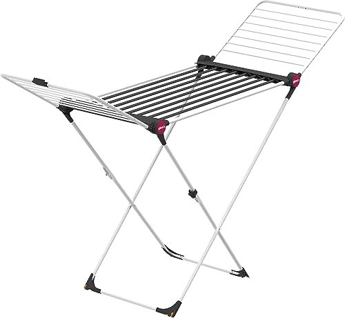 Gimi Carezza, Stendibiancheria a cavalletto che non segna il bucato, Movimentazione sicura, Semplice da riporre, Per interni ed esterni, Pieghevole