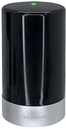 Tappo con pompa a vuoto automatico con indicatore luminoso, ideale per conservare il vino