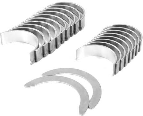 CYCWER 21020-2B100 Connecting Rod and Crankshaft Main Bearing Set Connecting Rod Bearings Fit for 2012-2017 Accent 1.6L, Fit for 2012-2017 Soul 1.6L, Replace OE 21020-2B100 210202B100