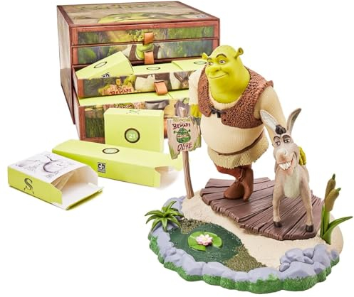 CC Countdown Characters 2024 Personnage de Compte à rebours Shrek – Figurine de Collection Officielle Shrek – Statue de Calendrier de l’Avent à Assembler