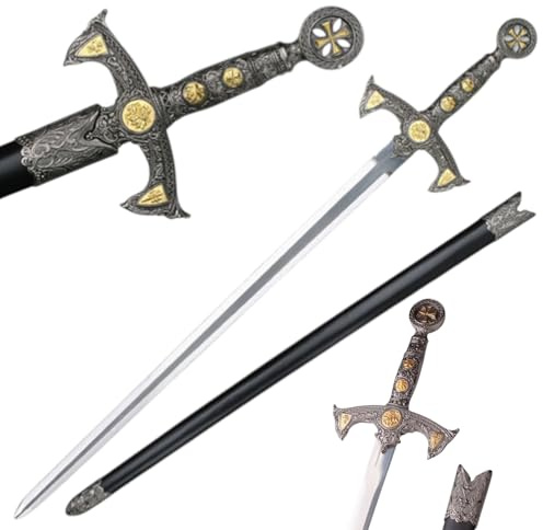 Una Meravigliosa Spada Vera Spada Templare Come Decorazione o Come Regalo HK-5518