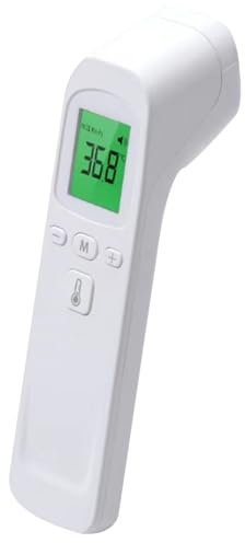 Termometro della fronte, display LCD Istant Lettura Accurata Termometro digitale con allarme febbre, ° C /° F Switchble No Termometro a tatto per gli adulti e bambini, termometro febbre