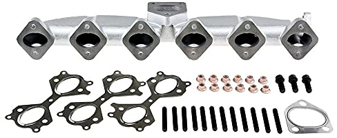 Collecteur d'échappement (renforcé) compatible avec BMW Série 3 E46 330d - Compatible avec les références 11627788422 11622248166 18407788422 7788422 2248166 7788422