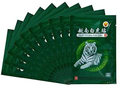 MQ Pain Relief Patches Plaster Vietnam Heat Pain Relief Back Pain Neck Shoulder Legs Muscle Lumbar Rheumatism (80 Patches / 10 Packs)